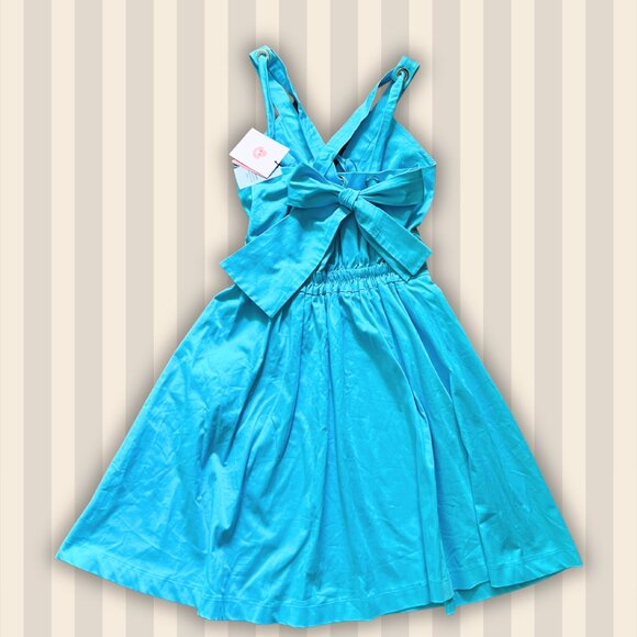 Second Hand Naf Naf blue tie-back dress (NWT) - Size XS - Picture 8 of 9